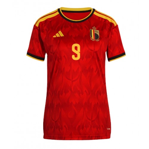 Belgien Romelu Lukaku #9 Replika Hemmatröja Damer VM 2026 Kortärmad